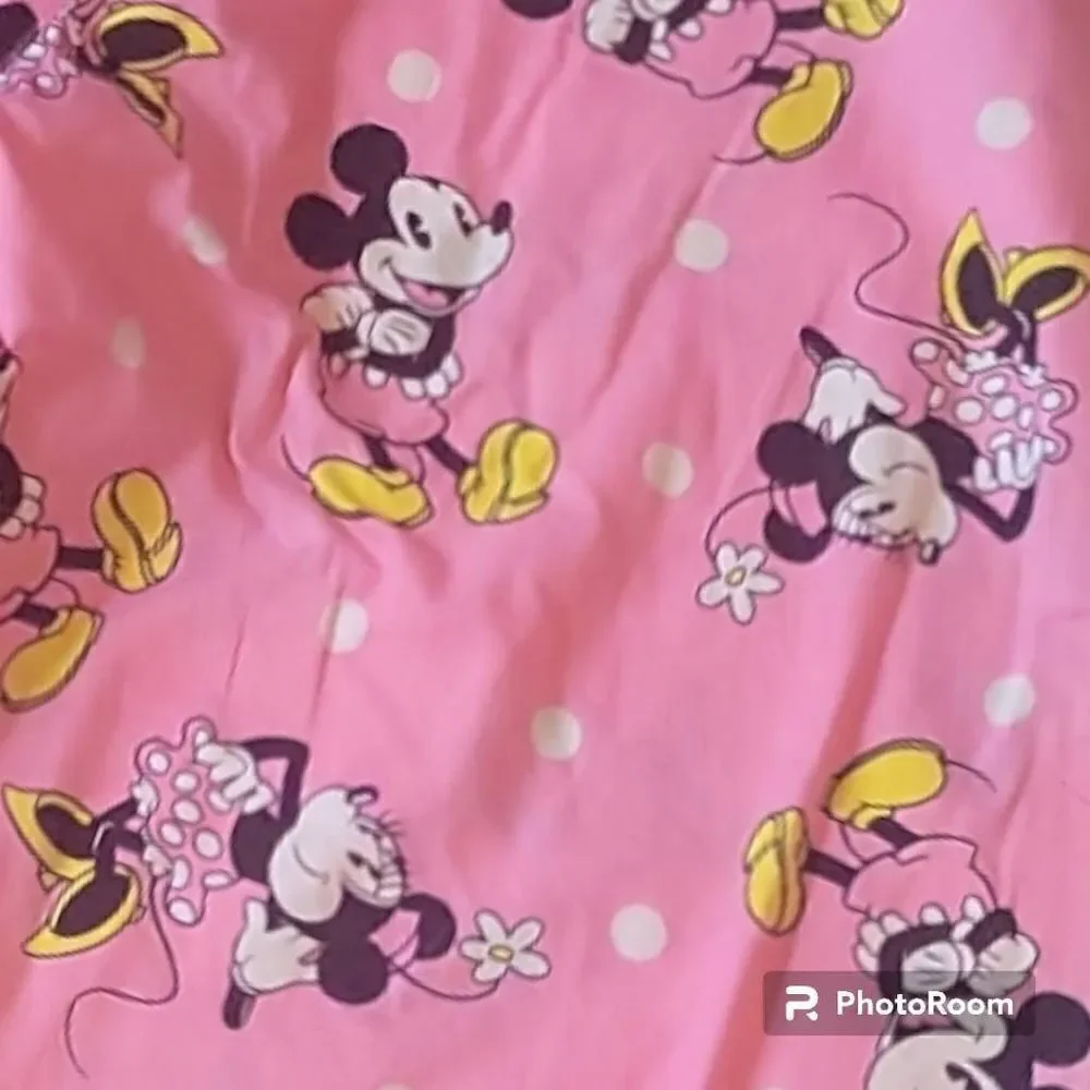 Official Disney Minnie Mouse Pink Comfy Pajama Sleepwear Lounge Pants Women's Si - Picture 3 of 4